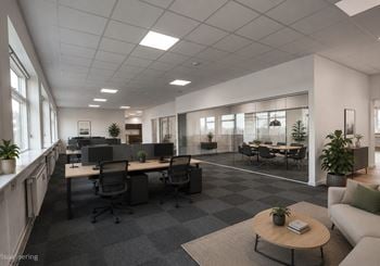 Lyst kontor og åbent kontor centralt i Herlev