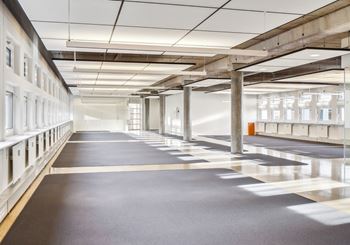 Moderne kontorer i grønne og rolige omgivelser