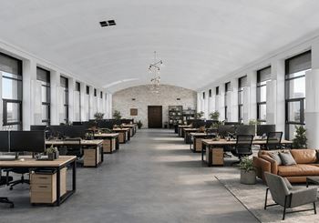 Moderne kontor med udsigt over Amager Strand